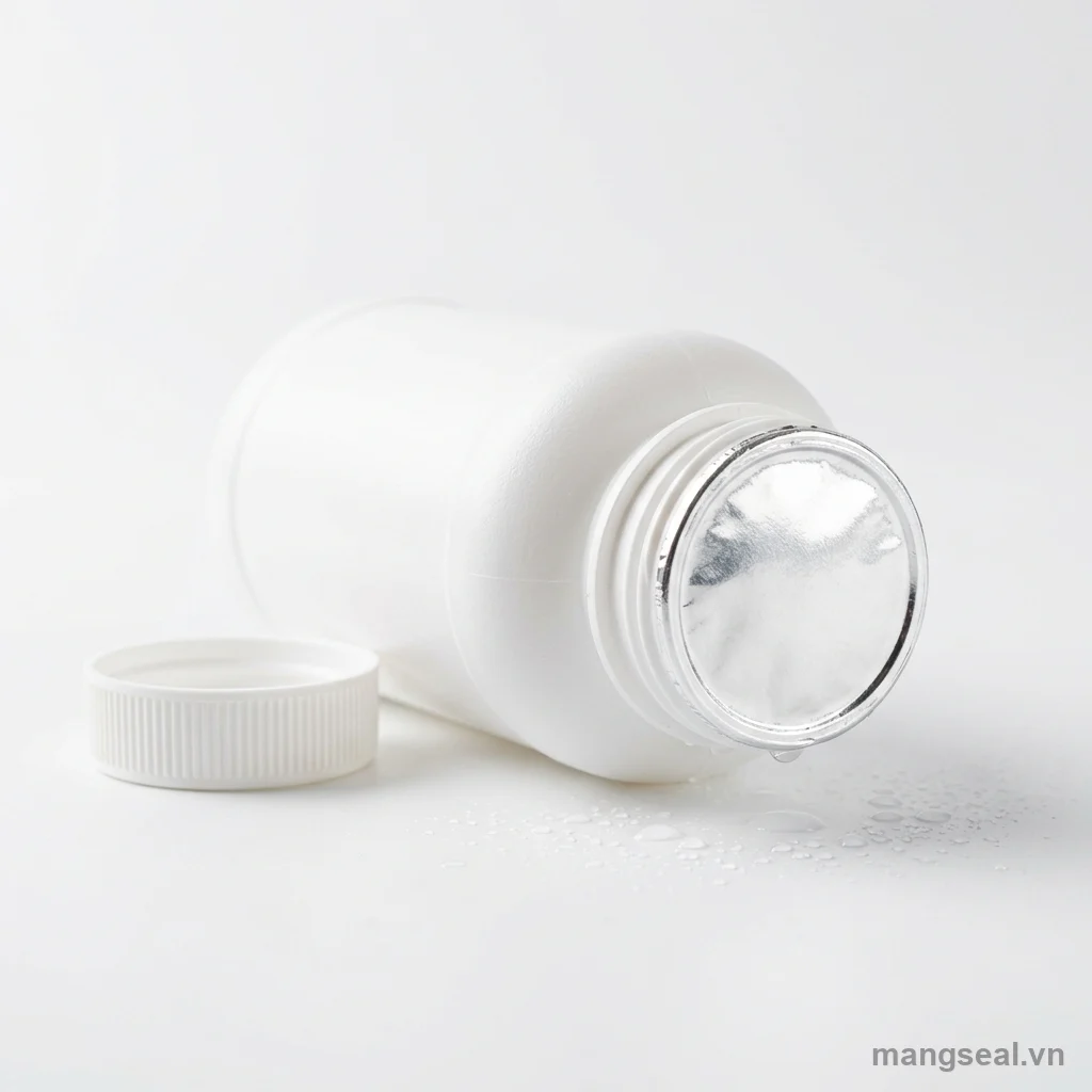 chai bị rò rỉ - màng seal nhôm TMS Hà Nội