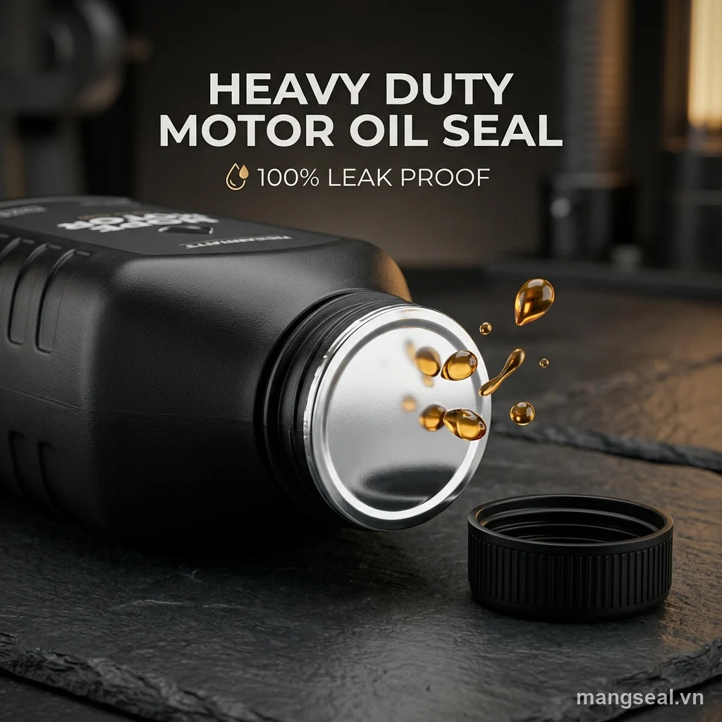 Màng seal nhôm cho chai dầu nhớt - TMS Hà Nội