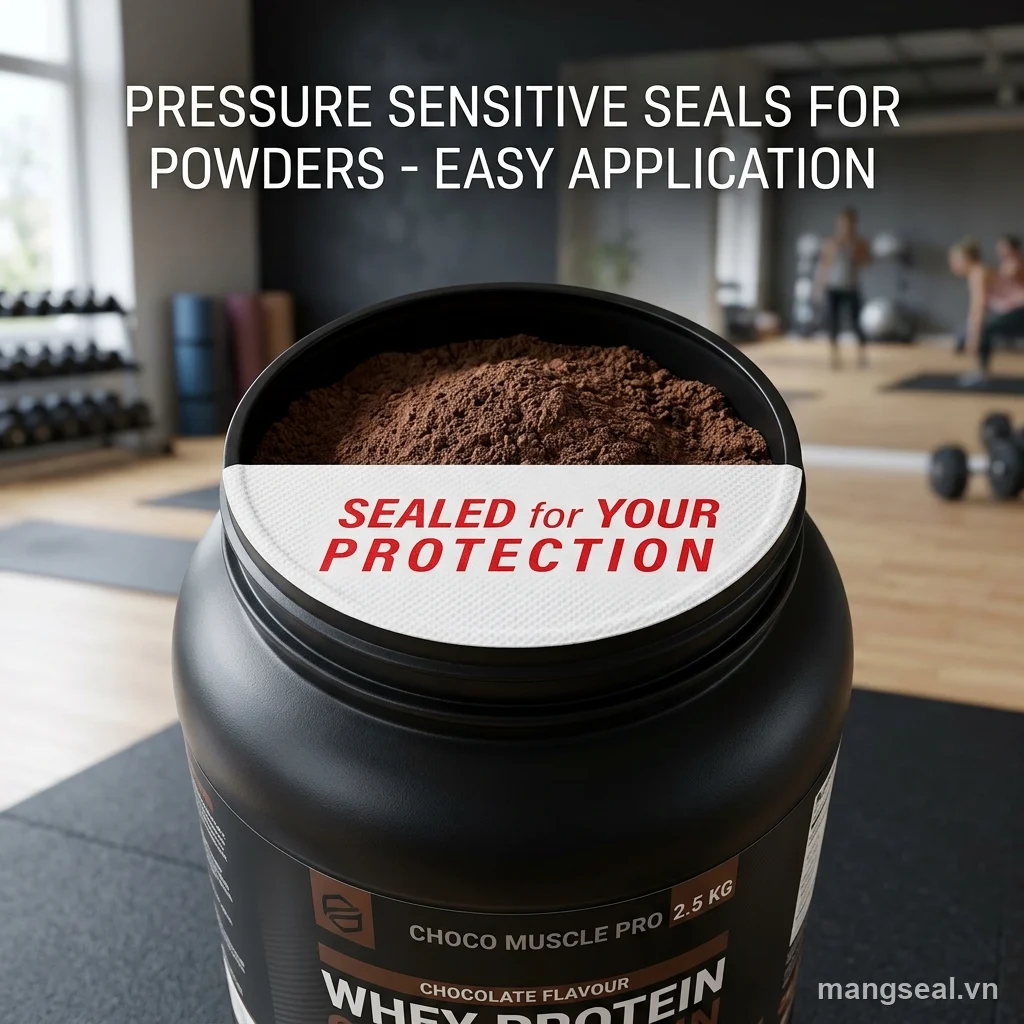 Màng seal tự dính cho sản phẩm bột whey protein - TMS Hà Nội