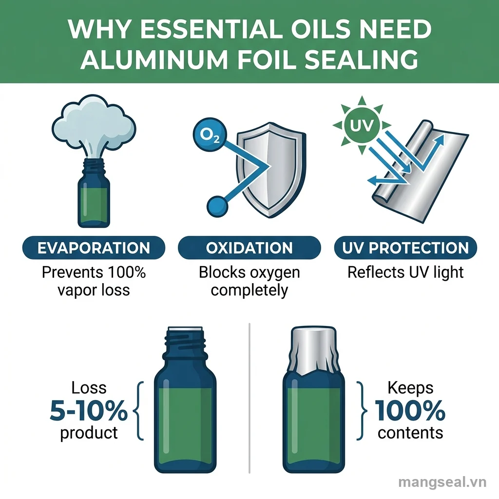 Essential oil sealing benefits - TMS Ha Noi