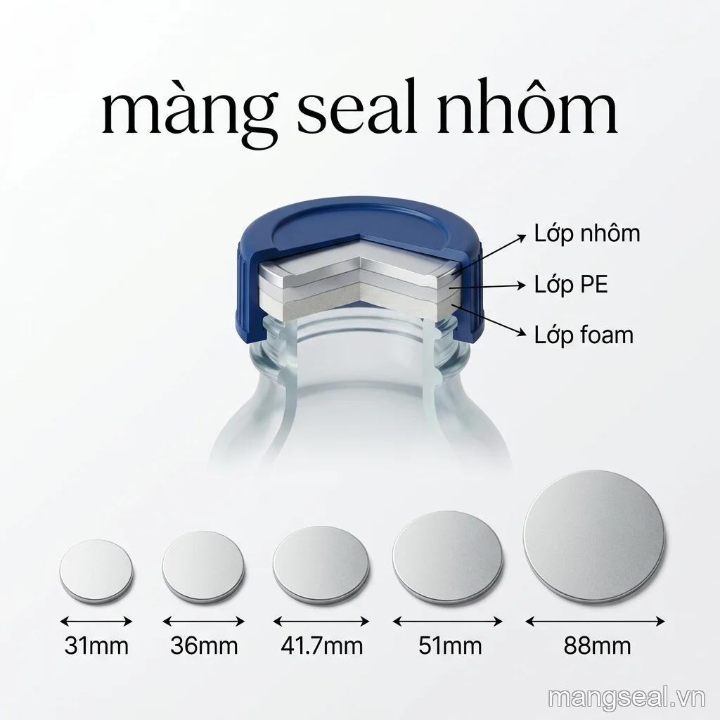 Hình ảnh thực tế giá màng seal nhôm